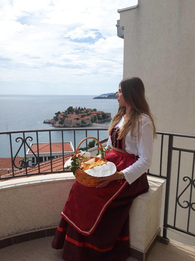 Apartments Leut Sveti Stefan Esterno foto